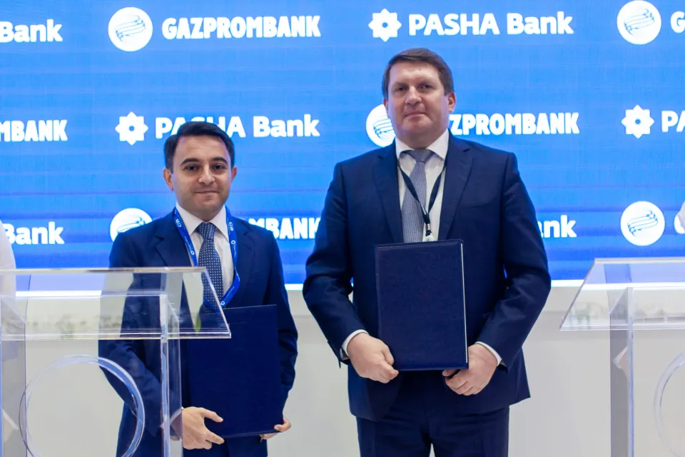 PASHA Bank подписал с Газпромбанком соглашение о сотрудничестве