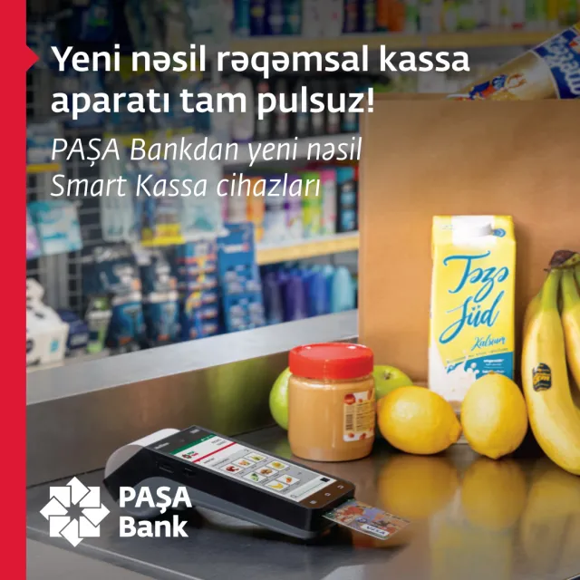 Yeni nəsil rəqəmsal kassa aparatı tam pulsuz!