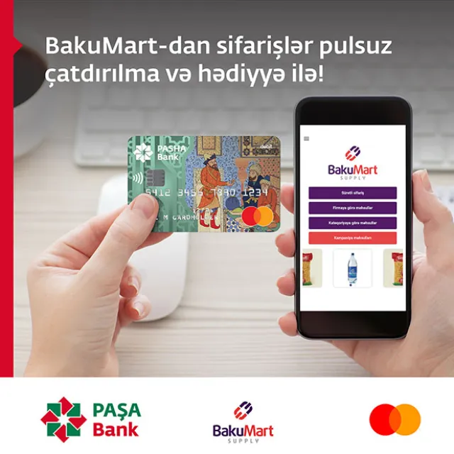 BakuMart-dan MasterCard sahiblərinə hədiyyəli təklif!