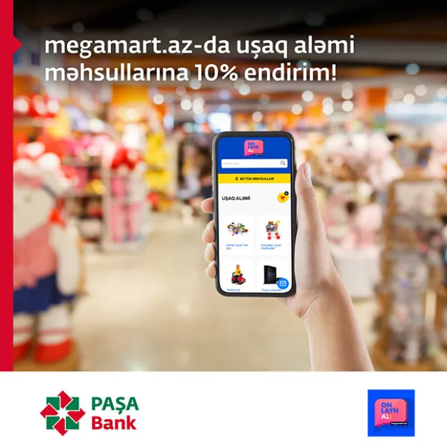 Ümumdünya Uşaqlar Günü münasibətilə PAŞA Bank kart sahibləri üçün xüsusi fürsətlər!