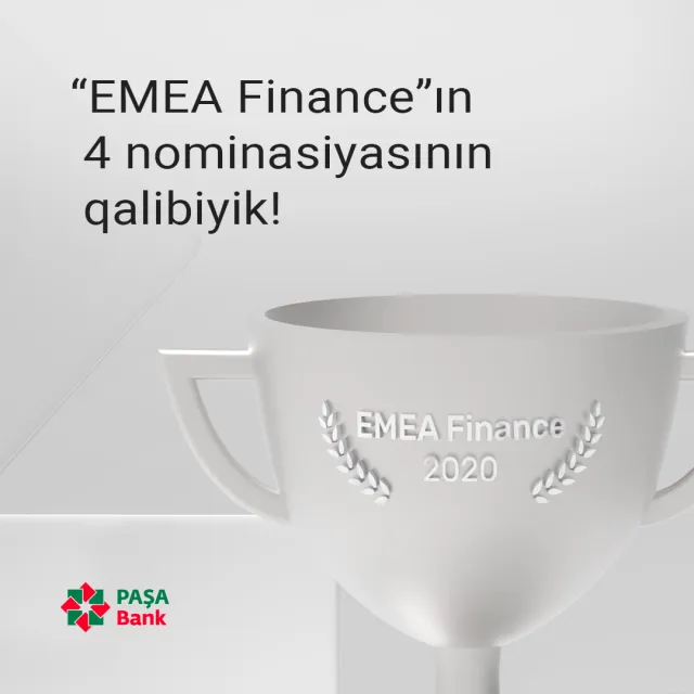 “PAŞA Bank” “Europe Banking Awards” tərəfindən dörd beynəlxalq mükafata layiq görülüb