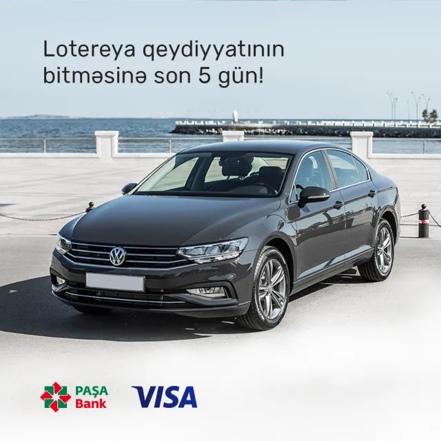 “Volkswagen Passat” üçün lotereyaya qeydiyyat davam edir!