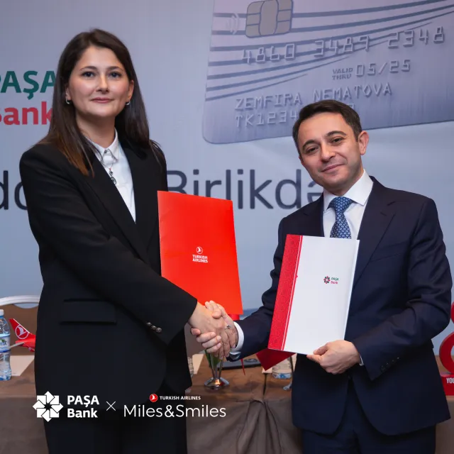 “PAŞA Bank” dünyanın ən böyük aviaşirkətlərindən biri “Türk Hava Yolları” ilə eksklüziv əməkdaşlığının müddətini uzatdı!