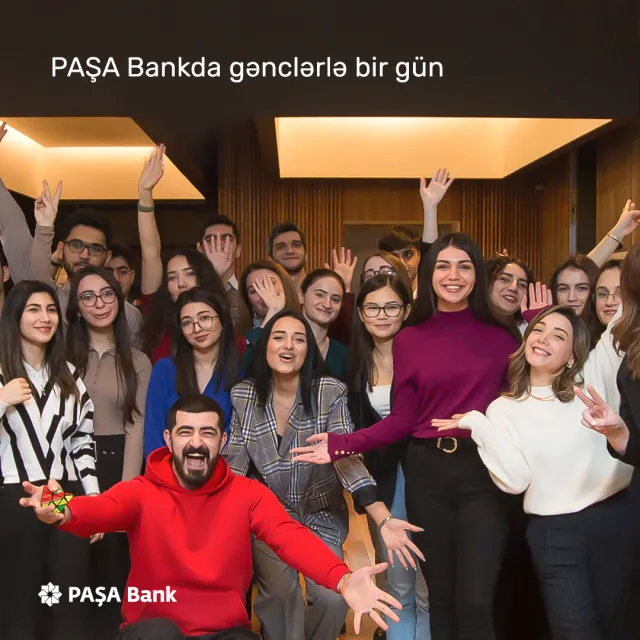 Tələbələr Gənclər Günündə “PAŞA Bank”ın qonağı olub