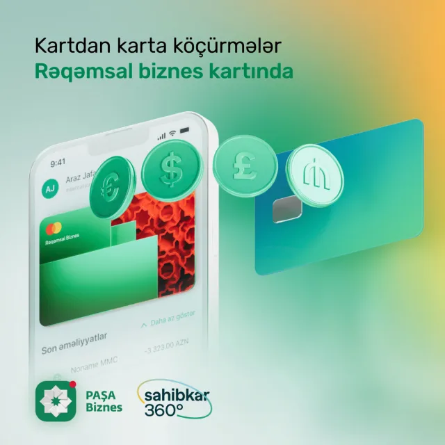 Fərdi sahibkarlar üçün Rəqəmsal biznes kartında yeni üstünlük!