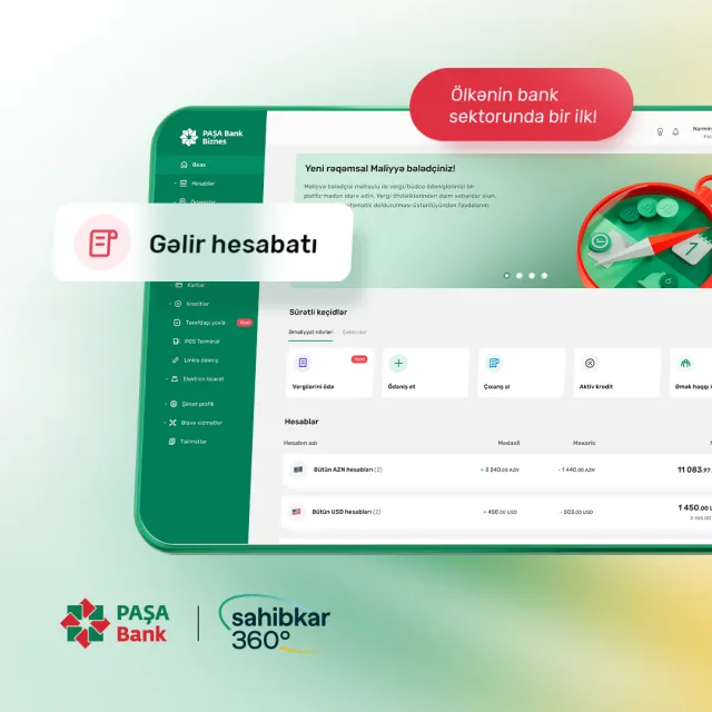 “PAŞA Bank” “Maliyyə bələdçisi” xidməti ilə ölkənin bank sektorunda ilkə imza atdı!