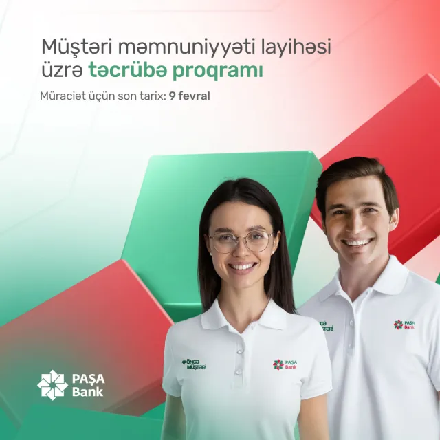 “PAŞA Bank” yeni təcrübə proqramı ilə peşəkar inkişaf fürsəti təqdim edir