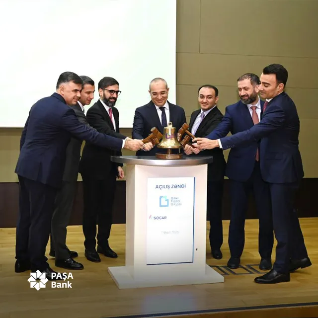 "PAŞA Kapital"ın dəstəyi ilə "SOCAR"ın “yaşıl istiqraz”larının tədavülünə başlanıldı