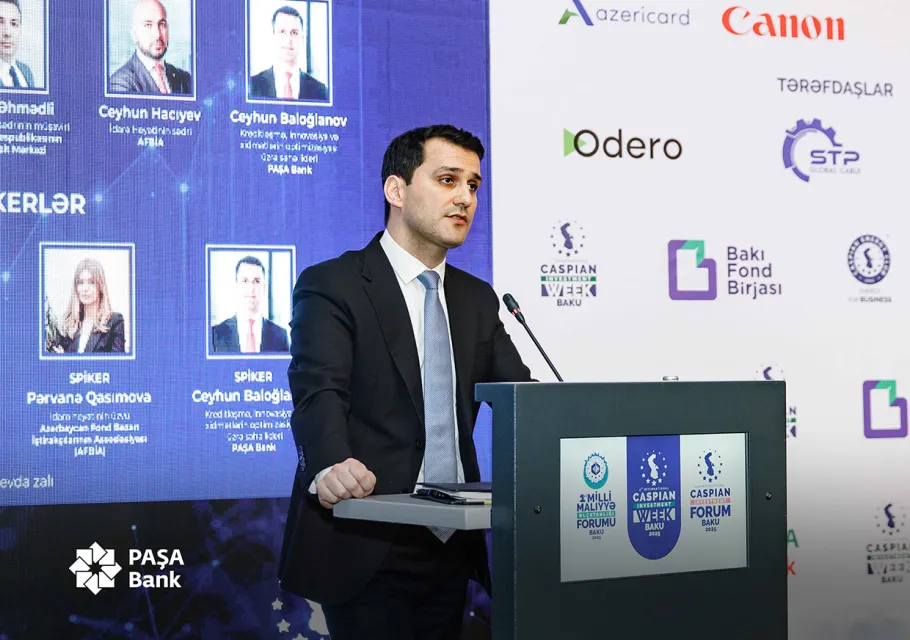 “PAŞA Bank” Milli Maliyyə Əlçatanlığı Forumunun qızıl sponsorudur
