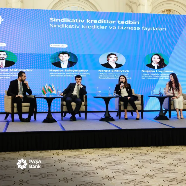 “PAŞA Bank”ın dəstəyilə “Sindikativ kreditlər” mövzusunda konfrans keçirilib