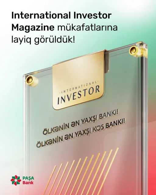 PASHA Bank удостоен двух престижных международных наград