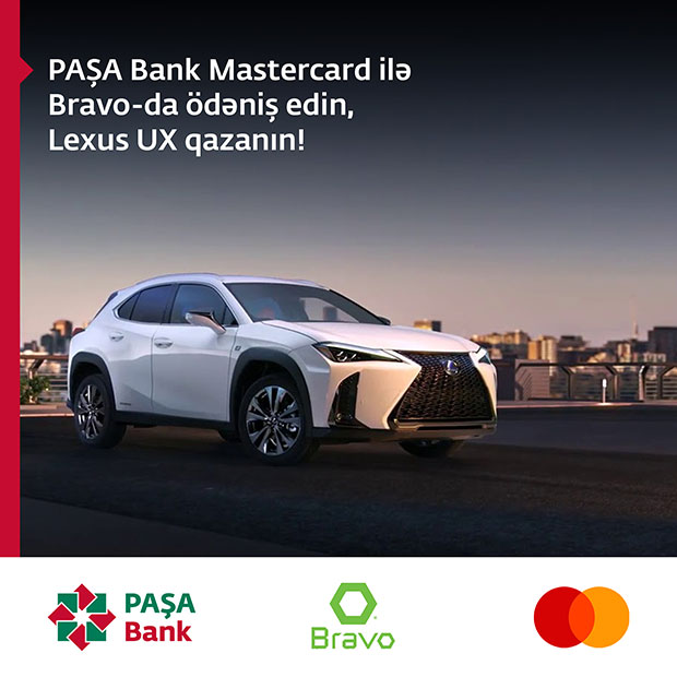 PAŞA Bank Mastercard kart istifadəçiləri Lexus UX və iPhone XS qazanma şansını əldə etdilər