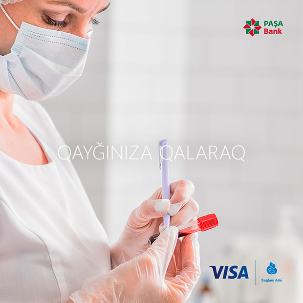 PAŞA Bank Visa kartınızla tibbi xidmətlərə endirim əldə edin!