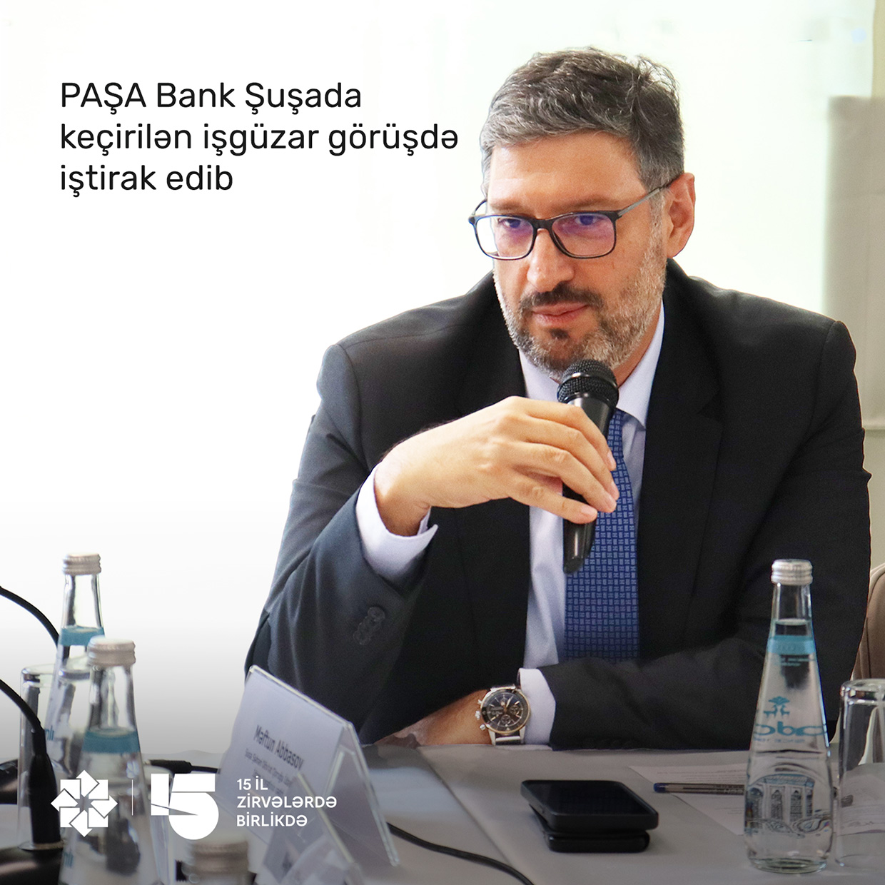 “PAŞA Bank” Qarabağ Dirçəliş Fondunun Şuşada təşkil etdiyi  işgüzar görüşdə iştirak edib