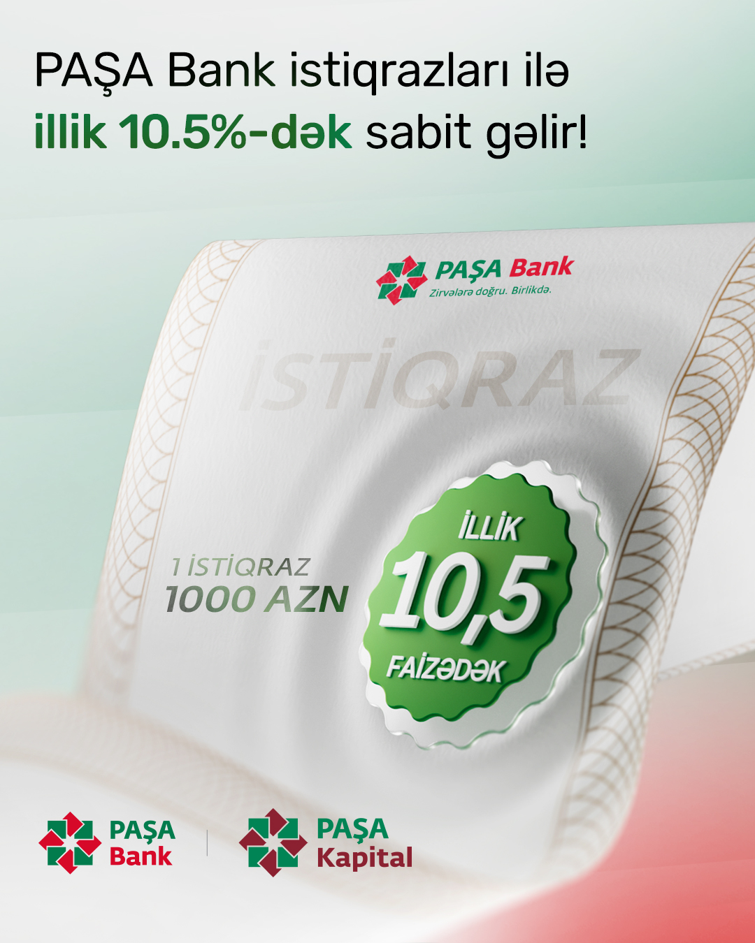PAŞA Bank istiqrazlarına abunə yazılışına start verdi